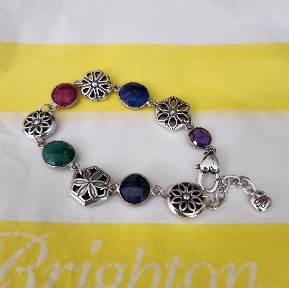 Brighton Jaipur multicolored bead bracelet.